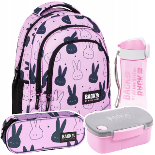 Školská taška - batoh, set, zostava - Školský batoh Zálohovanie 26 l Bunny Bunny set