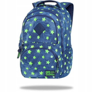 Školský batoh, taška - Coolpack Dart School Batchpack - Denim Žlté hviezdy,