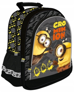 Mimoni - Školský batoh Minionki Czarny St.MAJEWSKI