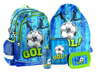 Školská taška - batoh, set, zostava - Školské batohy Ball Set pre Boy 1 Trieda