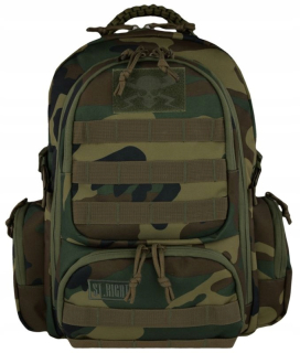 Školský batoh, taška - St.Right BP36 Vojenské Woodland Batchpack
