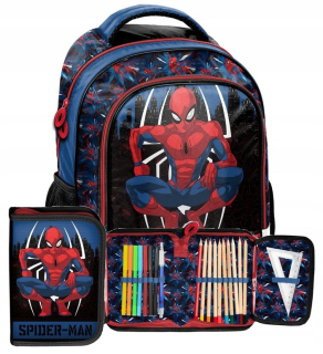 Školský batoh - Spiderman School Batoh pre chlapca, 1.-3