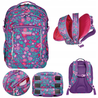 Školský batoh, taška - Konečné kvety PET 24L Herlitz School Batchpack