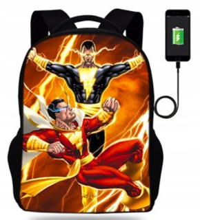 Superman - Dámske školské batoh Superman vs Shazam Hero