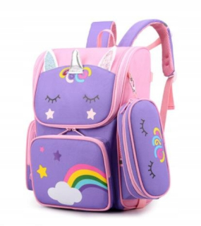 Školský batoh, taška - Školský batoh pre deti. Backpacks Unicorn