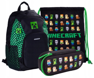 Školský batoh, taška - Školský batoh Mládež Satchel Minecraft
