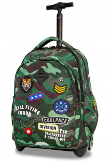 Školský batoh, taška - Školský batoh na Coolpack Junior Camo Wheels