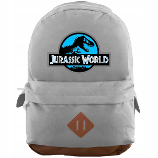 Jurský svet - Školský batoh Školská taška Jurassic World Grey
