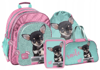 Školský batoh, taška - Školský batoh Satchel Dog pre dievča