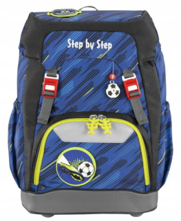 Aktovka školská taška - SchoolBag Backpack krok za krokom Stupeň futbal