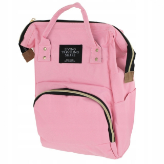 Detský batoh - BACKPACK BAG MOMS PRE TROLLEY ORGANIZÁCIU 3IN1 Ružová