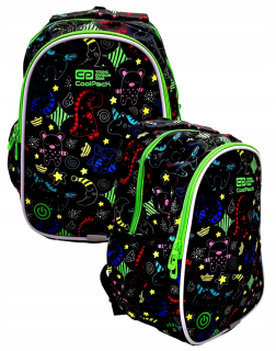 Detský batoh - Backpack School Bag Coolpack Svetelná LED