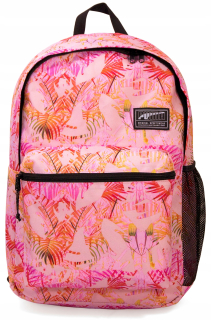 Školský batoh, taška - Batoh v ružových kvetoch Academy Backpack Puma