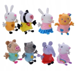 Pepa Pig - Pluszak Mascot Prasa Peppa Pig 19cm 8ks George