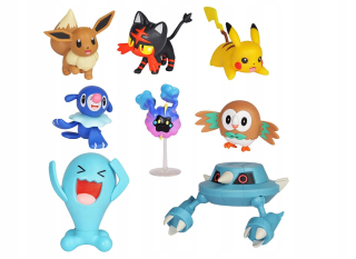 Pokémoni - Pokémon 35875 Battle Multi Pack 8figurki Pikachu
