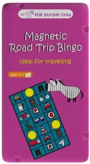 BING A PRIATELIA - Traveler Magnetic Road Bingo Fialová