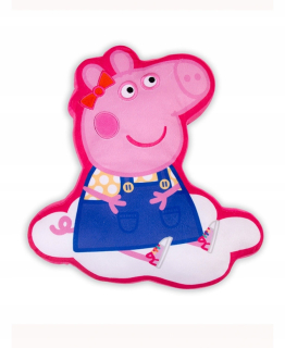 Pepa Pig - Vankúš, Jasiek 40cm x 38cm Prasa PEPPA, prasa
