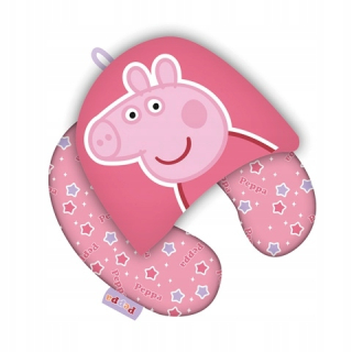 Pepa Pig - Cestovný vankúš s Peppa Peppa Cap