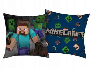 MINECRAFT  - Polyester Minecraft Steve Grey