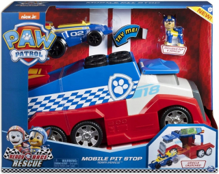 PAW Patrol - Vozidlo Pit Stop Skladanie Truck Chase Dog Pa