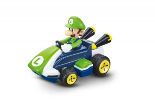 Super Mario - Vozidlo RC Mario Mini Card Luigi Carrera GXP-767954