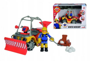 Požiarnik Sam  - Snehové vozidlo Quad Mercury Figurine Firefighter Sam