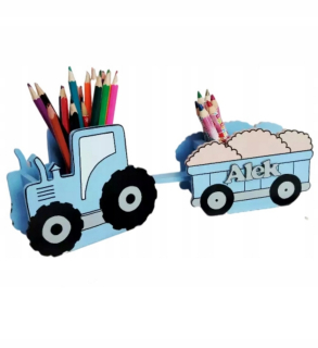 Kontajner pre CRAYON-TRACTOR s prívesom s menom