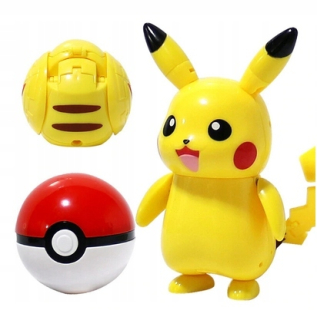 Pokémoni - Pokeball Clip + Skladací figúrky Pokem 9 WYK