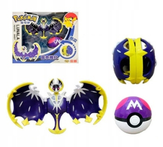 Pokémoni - Pokeball Clip + Skladací figúrny Pokem 9 P 0