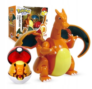 Pokémoni - Pokeball Clip + Skladací figúrky Pokem D 4 B