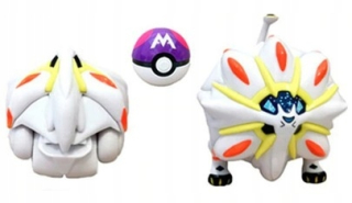 Pokeball Clip + skladacia figúrka Pokemon Solgaleo