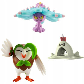 Súprava s figúrami Pokémon: Dartrix, Sandygast a Mareanie