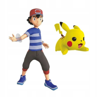 Pokémoni - Pokemon: Ch Action Figúrka Deluxe: Ash a Pikachu