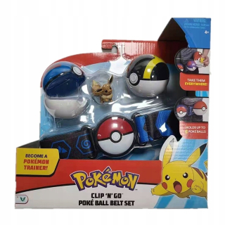 Pokémoni - Pokemon Clip n Go Poke Puls Ball Belt Eevee