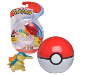 Pokémoni - Pokemon Clip n Go Pokem Ball Pokeball Cindaquil