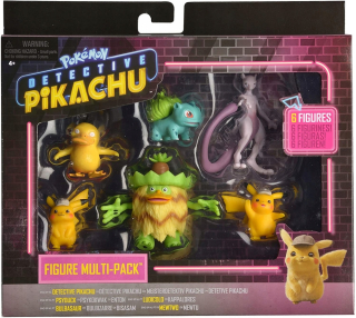 Pokémoni - Pokemon: Detektív pikachu: súbor 6 figúrnych 97602