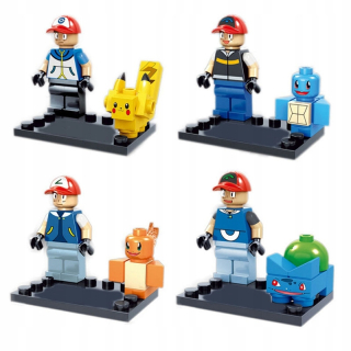 Pokémoni - Pokemon Go 8 X Obrázky Pikachu Bulbazure Ash ostatné