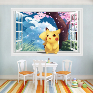 Pokémoni - Pokemon pikachu anime nástenné nálepky