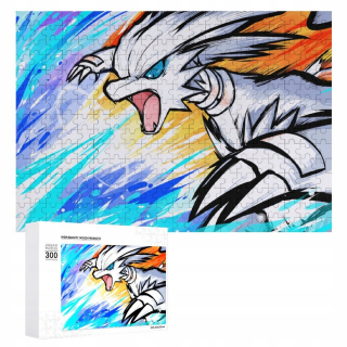 Pokémoni - Pokemon reshiram azúrový puzzle 300 kusov