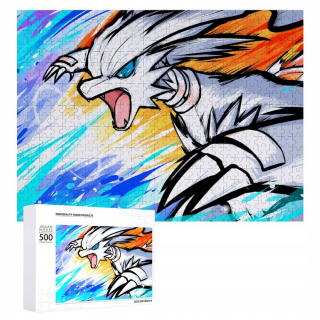 Pokémoni - Pokemon reshiram azúrový puzzle 500 kusov