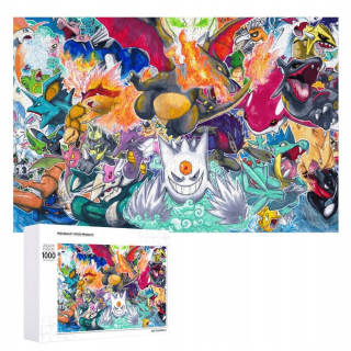 Pokémoni - Pokemon lesklý Pokemon puzzle 1000 kusov