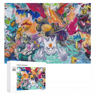 Pokémoni - Pokemon lesklý Pokemon puzzle 300 kusov