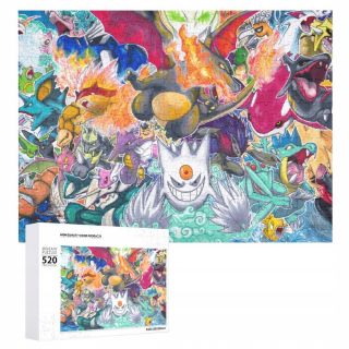 Pokémoni - Pokemon lesklý Pokemon puzzle 520 kusov