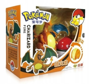 Pokemon figúrka Charizard s pokeballom