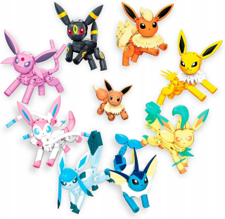 Pokémoni - Pokemon legendárny Mega Contraction 9 figúrky Podložky