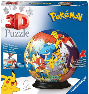 Pokémoni - Pokemon puzzle 3d kula ravensburger