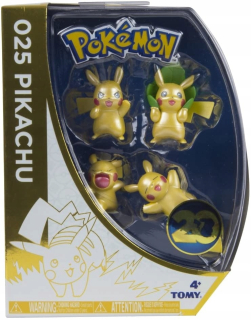 Pokemon Special Edition Pikachu, balenie s 4 Séria mini figúrok 2