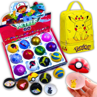 Pokemon 12 figurín 12 Pokeboll Bag Set pre Fan