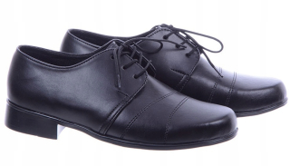 Chlapčenské topánky na vysokých podpätkoch s čiernym obchodom - 29 BucikSklep 1580