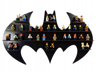 BATMAN - Polica knižnice na Batman Figúrky Batman